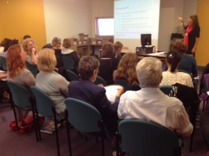 Annette at L161 tutor briefing