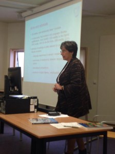 Maria at L161 tutor briefing